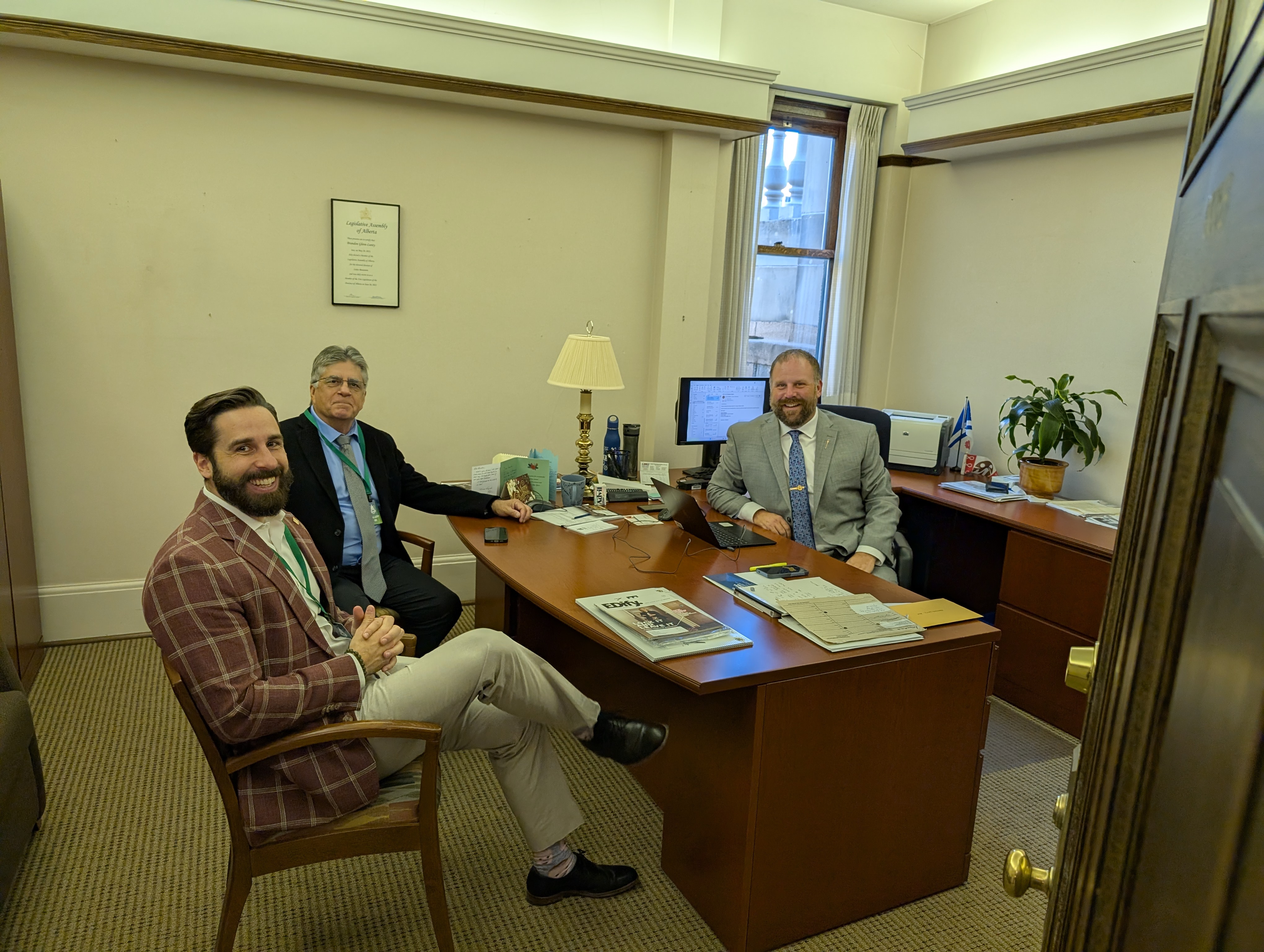 Cole Kander with Brandon Lunty